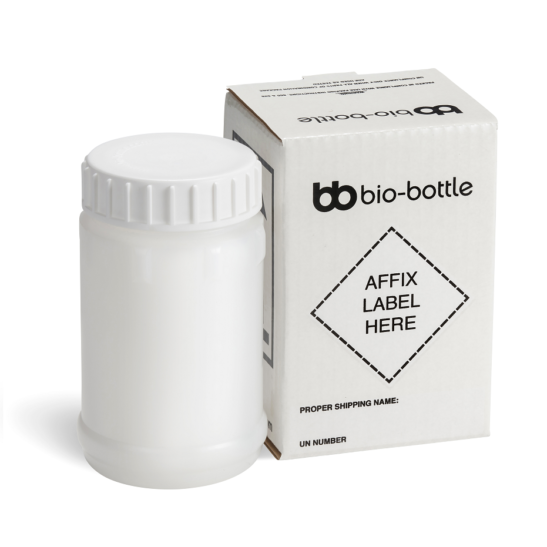 White bio-bottle Complete